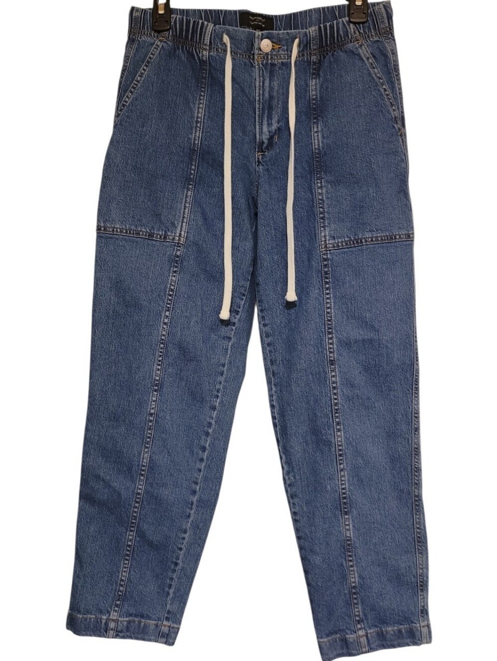 Banana Republic Tapered Mid Rise Elastic Waist with Tie & Pockets XS, 29x27